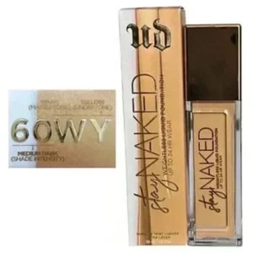 Urban Decay Stay Naked ♦️ 60WY ♦️ Weightless Liquid Foundation NEW 30ml listing-